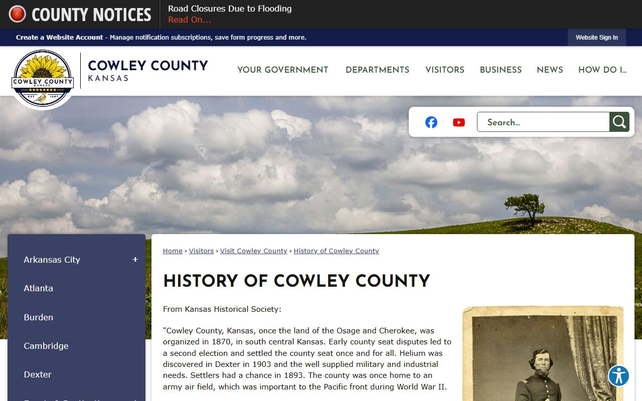 Cowley County court records sheriff and jail information