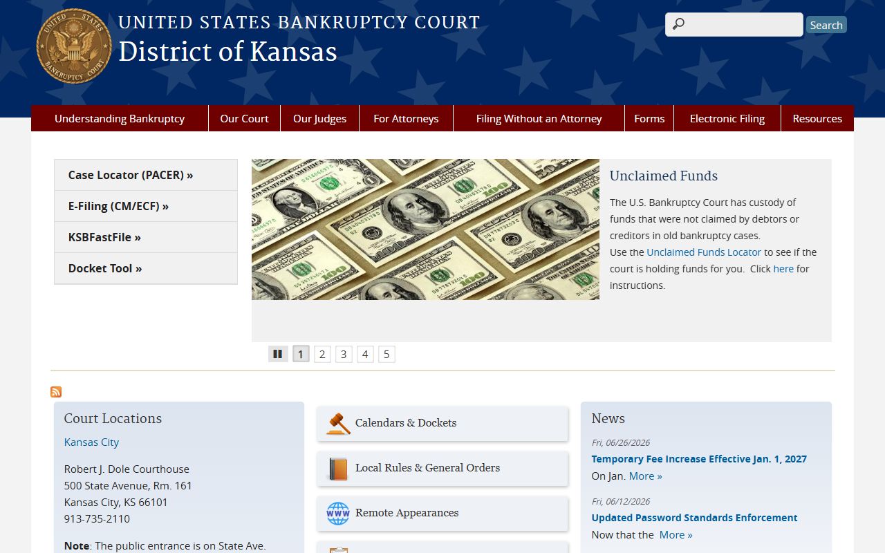 Cowley County probate records U.S. Bankruptcy Court for District of Kansas